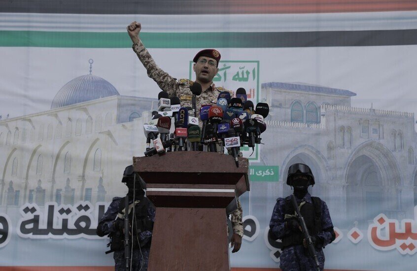 يحيى سريع في كلمة متلفزة في صنعاء