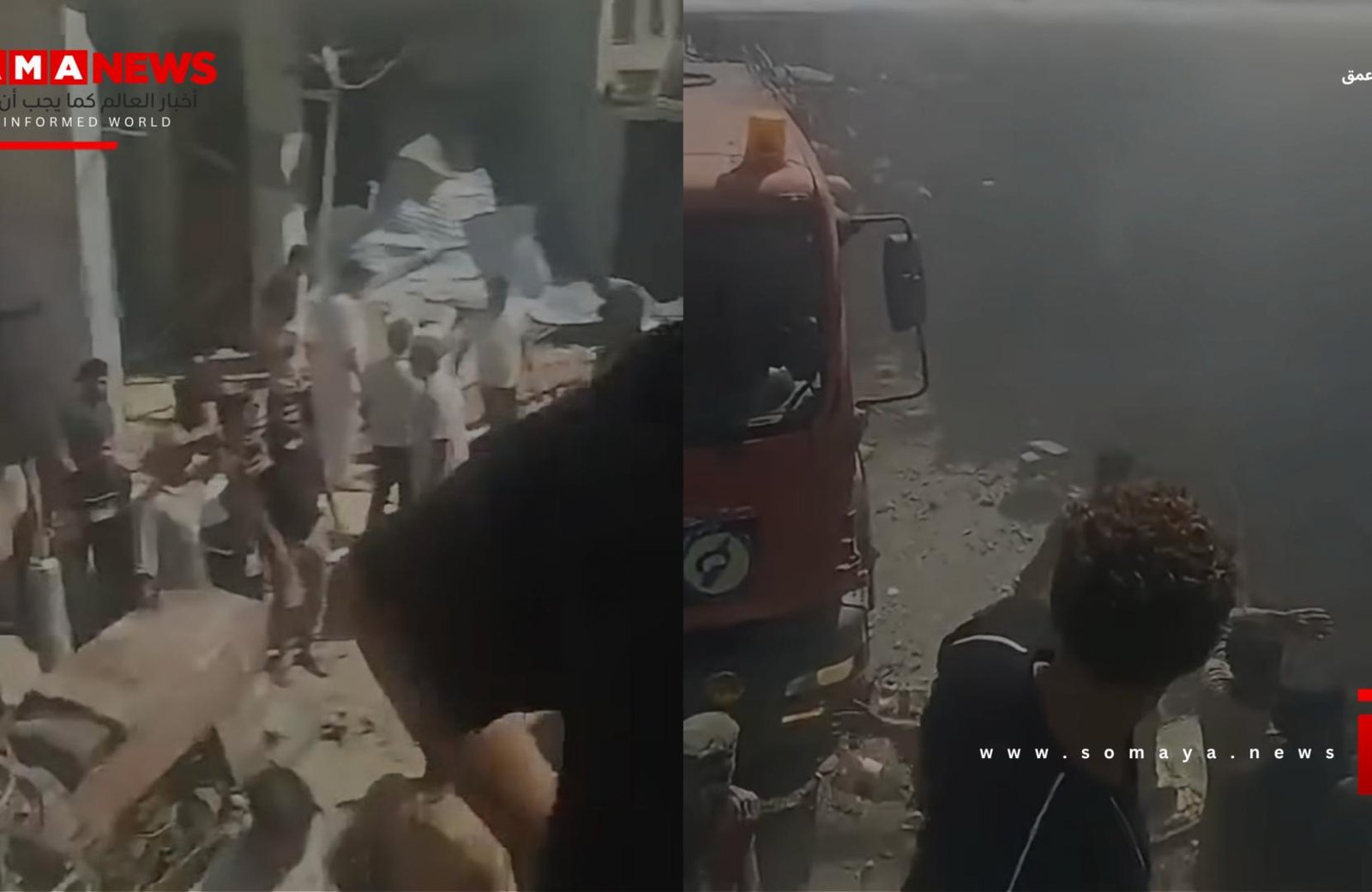 انفجار بطارية في محل تجاري يؤدي إلى وفاة وإصابات في نوى