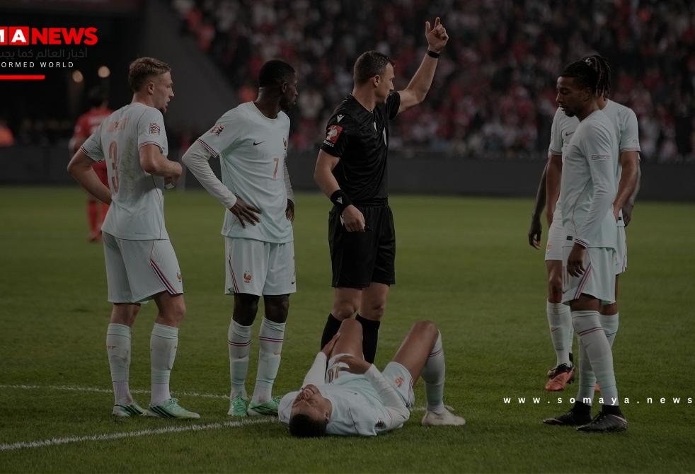 مبابي يغادر معسكر المنتخب الفرنسي بعد إصابة