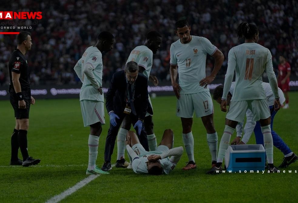 مبابي يتعرض لإصابة في ركبته اليسرى خلال مواجهة تركيا