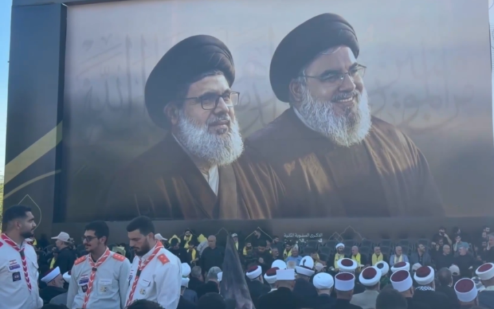 الآلاف يحيون الذكرى الثانية لاغتيال الأمين العام لحزب الله حسن نصر الله في بيروت