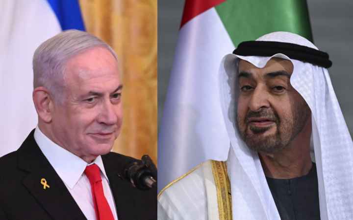 "وام": الشيخ محمد بن زايد استقبل نتنياهو وبحث معه تطوير العلاقات بين الإمارات وإسرائيل