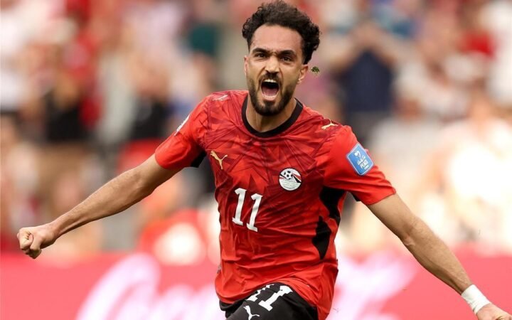 مصطفى زيكو يسجل هدف مصر الأول أمام جنوب السودان