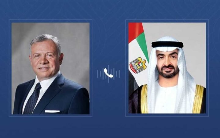 محمد بن زايد يعزي ملك الأردن في ضحايا استهداف الكنيسة