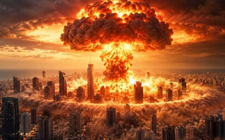 نتنياهو ينشر صورة لقنبلة ذرية تدمر تل أبيب ويحذر من إيران