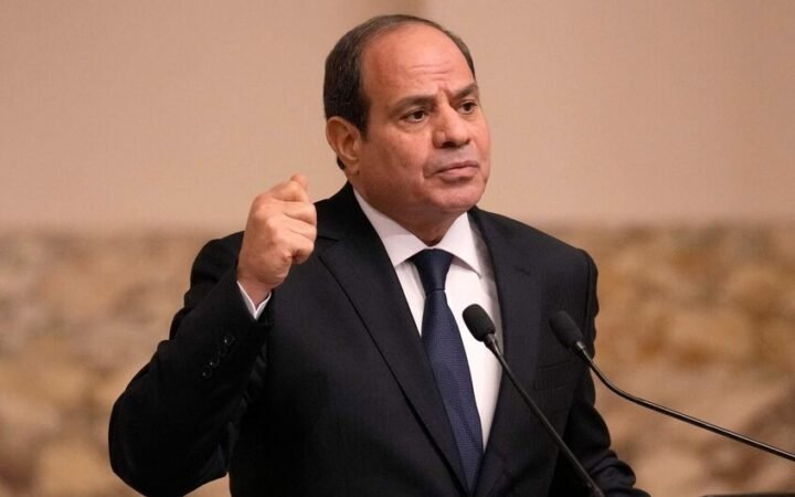الرئيس المصري عبدالفتاح السيسي خلال كلمة له عن أزمة سد النهضة والأمن المائي المصري