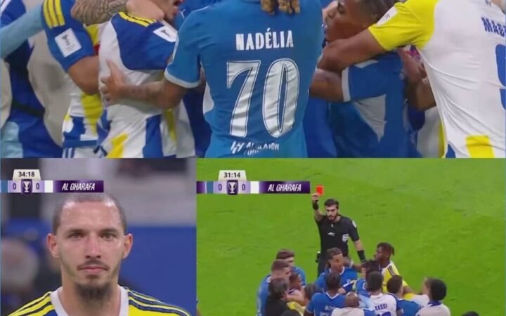 الاتحاد الآسيوي يعاقب ثنائي الهلال والغرافة بعد واقعة الطرد