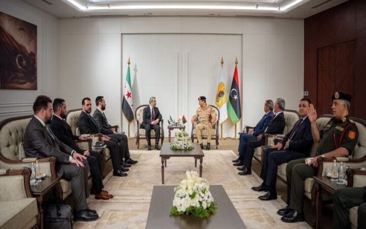الشيباني يبحث مع حفتر العديد من الملفات منها ملف المفقودين السوريين في ليبيا