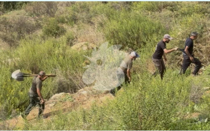 الجيش اللبناني يفحص حفرة مشتبها بها في حرج صنوبر شرق بيروت