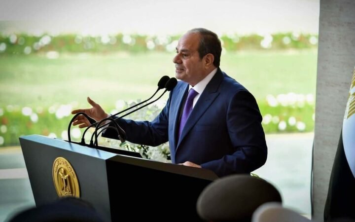 الرئيس السيسي خلال كلمة في حفل تخرج دفعة جديدة من الأكاديمية العسكرية المصرية