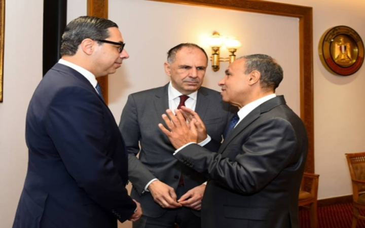 اتفاق مصري يوناني على مواجهة ترسيم ليبيا وتركيا حدودهما البحرية المتنازع عليها