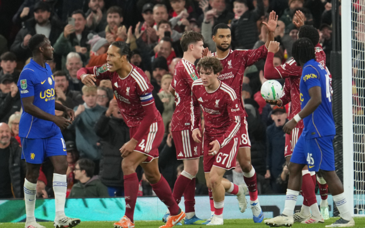 ليفربول يطيح بتشيلسي ويبلغ ربع نهائي كأس الرابطة
