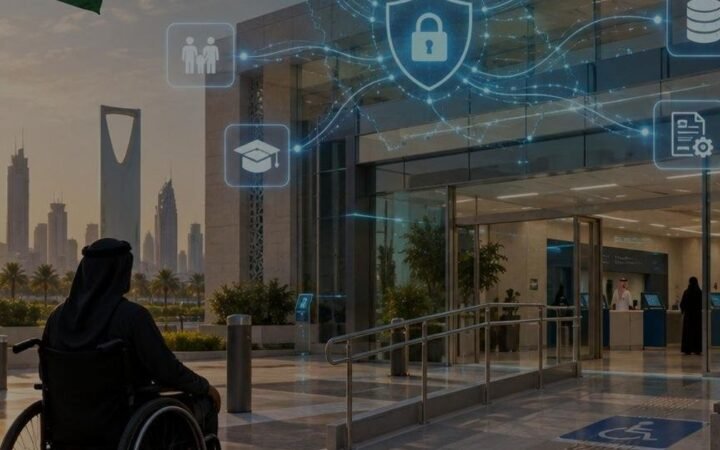 صورة تعبيرية عن تكامل الخدمات الحكومية الرقمية وحقوق الأشخاص ذوي الإعاقة